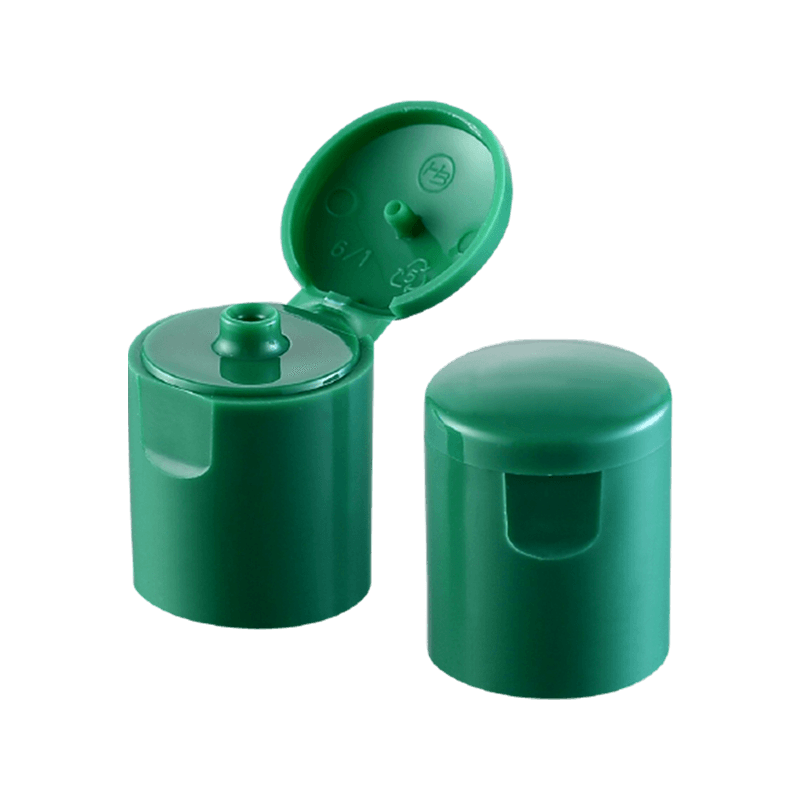 Plastic flip top cap ad chemical industriam