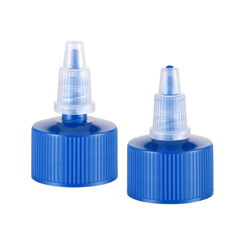 Blue mixto-media plastic COLLUM cap