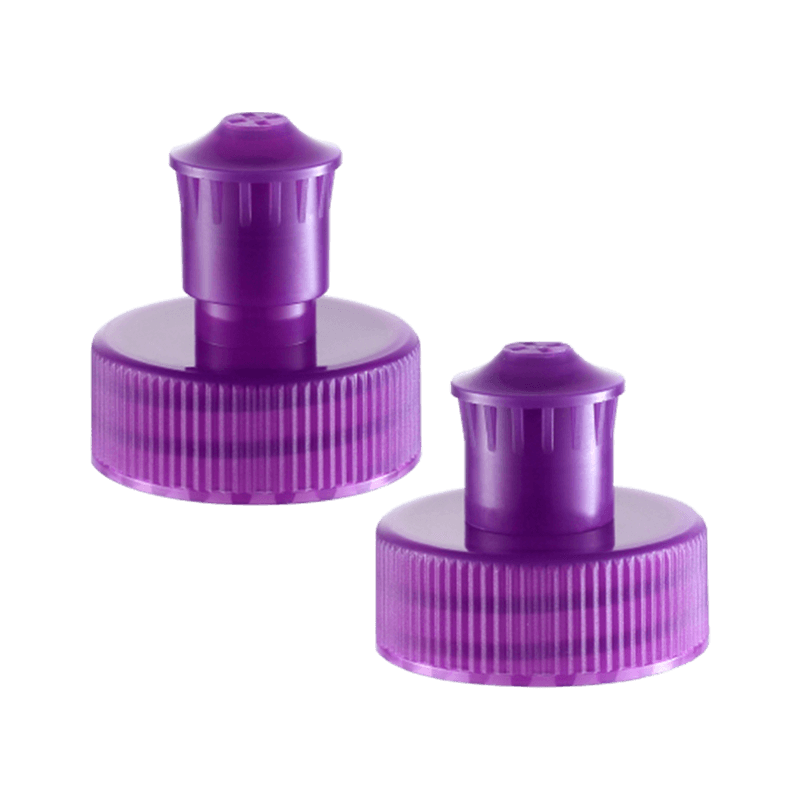 Purpura PE plastic dis viverra cap